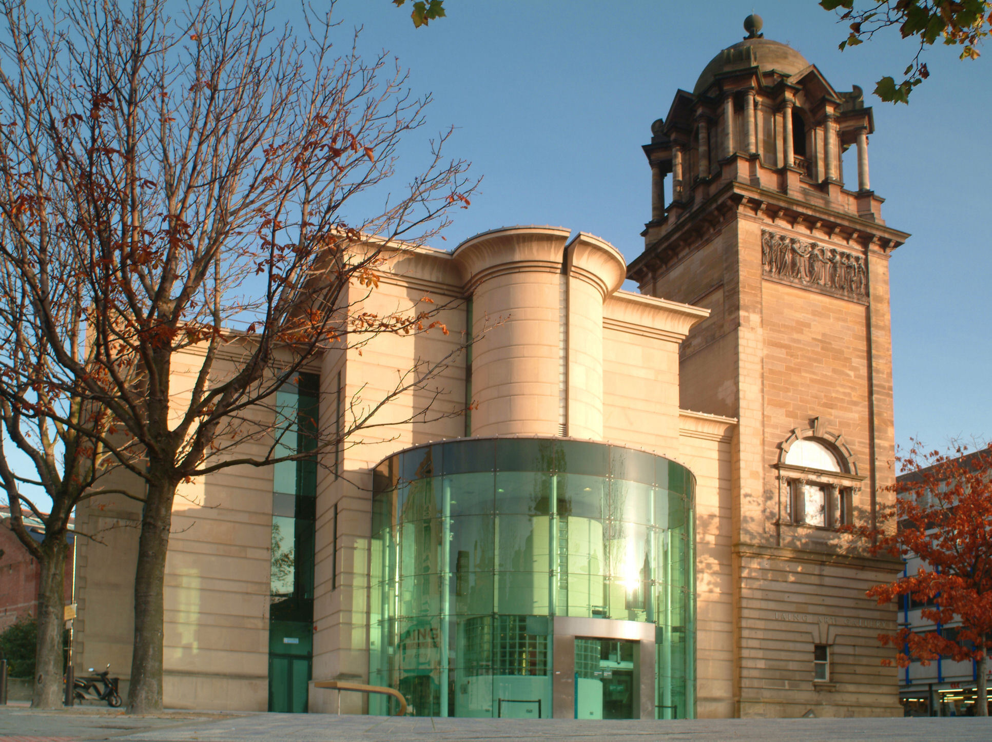 An image of the exterior of the Laing Art Gallery in Newcastle.