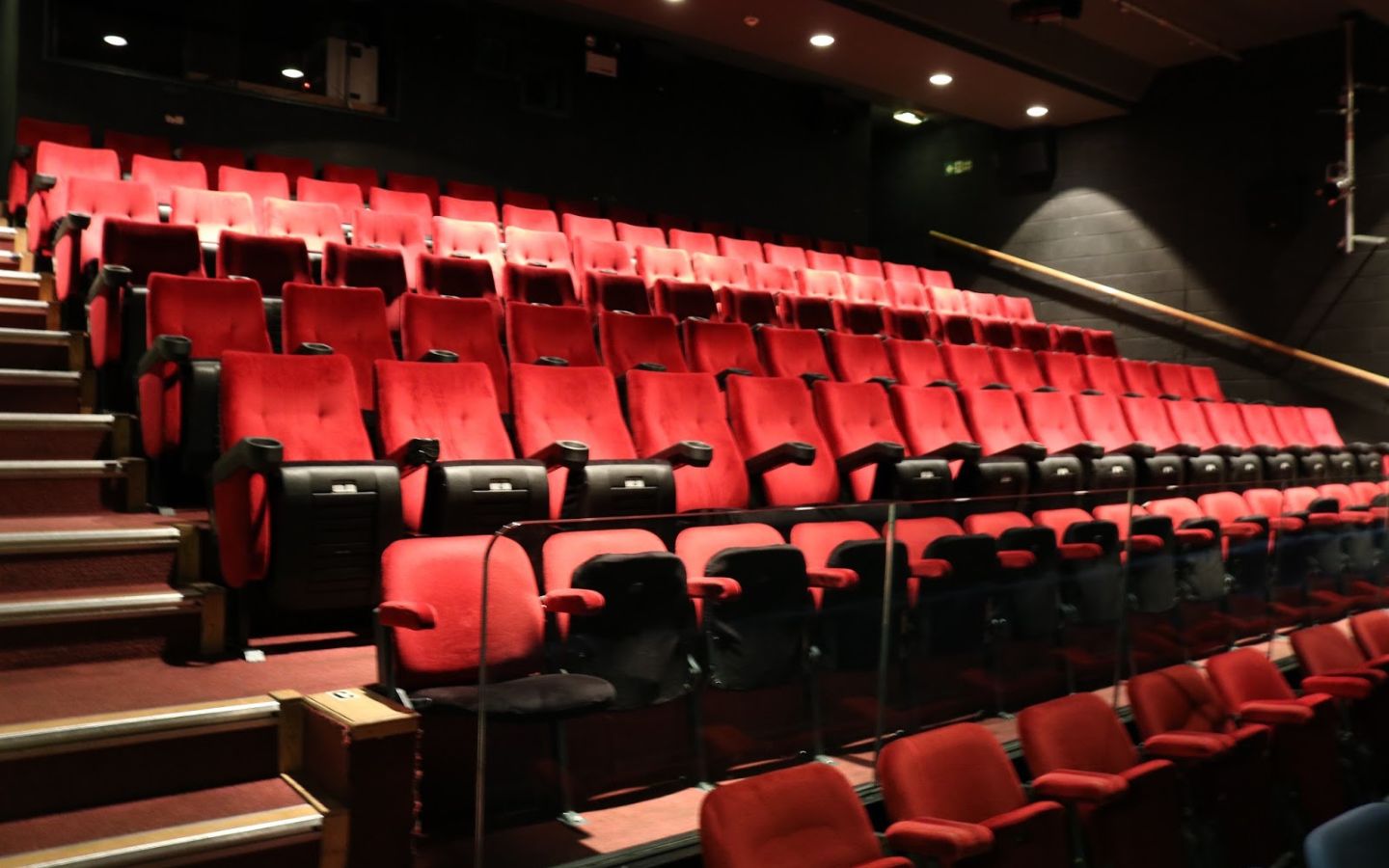 An empty theatre auditorium